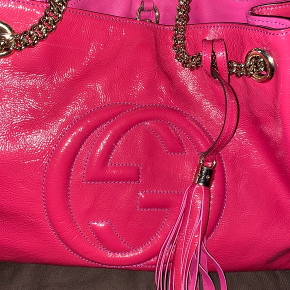 Authentic Gucci soho in a beautiful pink Italian leather! - Picture 6 of 7